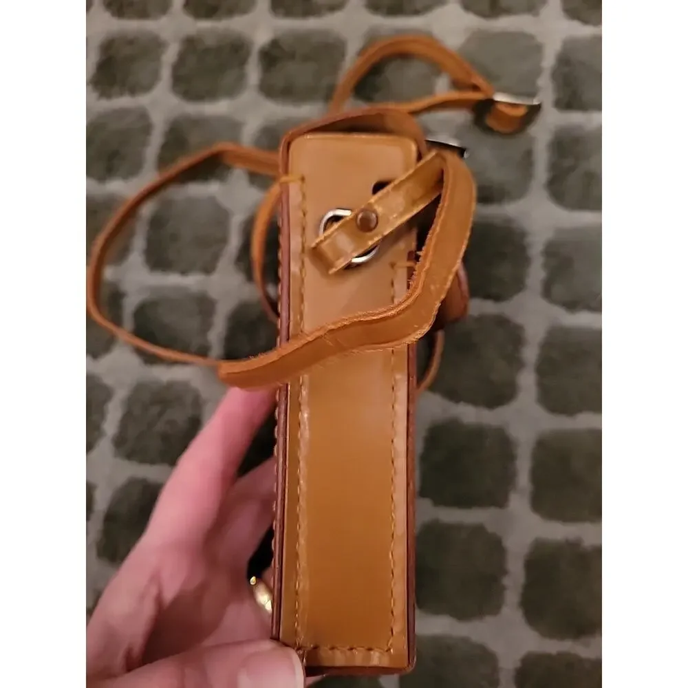 KAKO Vintage Leather Camera Flash Case With Strap